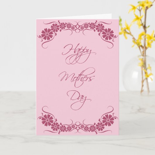 Vollständig personalisierte Muttertagskarte Karte (Gelbe Blume)