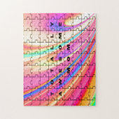 Vollständig Phantastische Mama Rosa Swirbeldesign Puzzle (Vertikal)