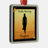 Vollständig Phantastische weibliche Premium-Einric Silbernes Ornament (Rechts)