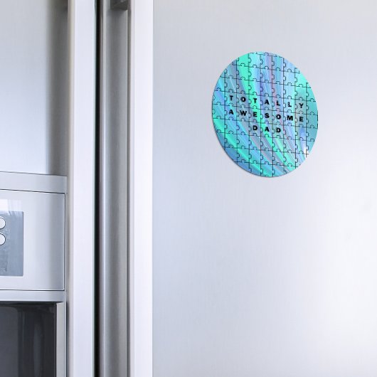 Vollständig Phantastisches Vater Zitat Puzzle in b Magnet