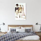 Vollständig und halb Vollkleidung für April Leinwanddruck (Insitu (Schlafzimmer))