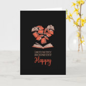 Vollständig und perfekt und incandescently Happy Karte (Gelbe Blume)