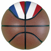 Vollständige Basketball mit Flagge der Niederlande (Rechts)