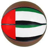 Vollständige Basketball mit Flagge der VAE (Vorderseite)