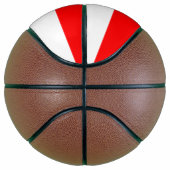 Vollständige Basketball mit Flagge Indonesiens (Rechts)
