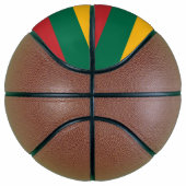 Vollständige Basketball mit Flagge Litauens (Rechts)