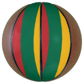 Vollständige Basketball mit Flagge Litauens (Vertikal)