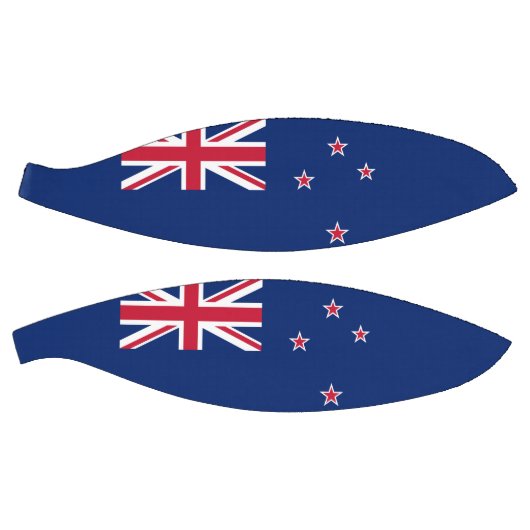 Vollständige Basketball mit Flagge Neuseelands (Panele)