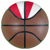 Vollständige Basketball mit Flagge Polens (Rechts)