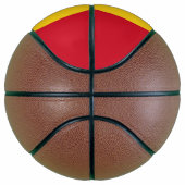Vollständige Basketball mit Flagge Rumäniens (Rechts)