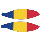 Vollständige Basketball mit Flagge Rumäniens (Panele)