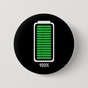 Vollständige Batterie Lustiges Halloween-Kostüm Button