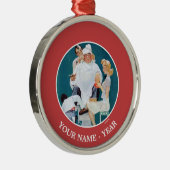 Vollständige Behandlung Ornament Aus Metall (Rechts)