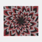 VOLLSTÄNDIGE BLUME FLEECEDECKE (Vorderseite (Horizontal))