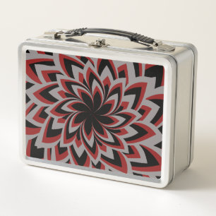 VOLLSTÄNDIGE BLUME METALL BROTDOSE