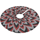 VOLLSTÄNDIGE BLUME POLYESTER WEIHNACHTSBAUMDECKE (Schrägansicht)