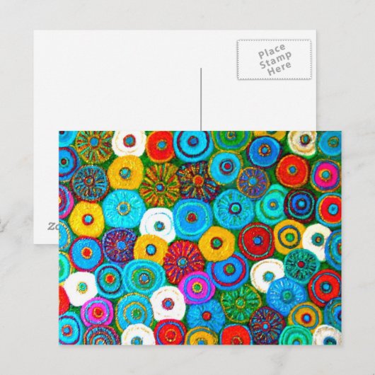 Vollständige Circle Postkarte (Vorne/Hinten)