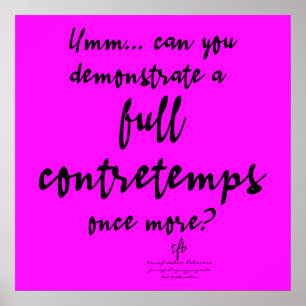 Vollständige Contretemps Magenta Poster