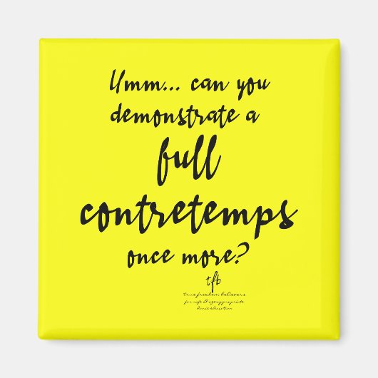 Vollständige Contretemps Meyer Lemon Magnet (Vorne)