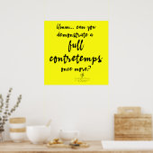 Vollständige Contretemps Meyer Lemon Poster (Küche)