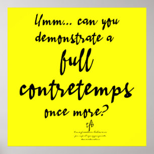 Vollständige Contretemps Meyer Lemon Poster