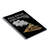 Vollständige Dampf-Null-Breaks Notizblock (Rechte Seite)