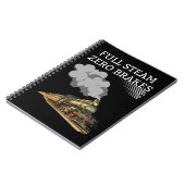 Vollständige Dampf-Null-Breaks Notizblock (Linke Seite)