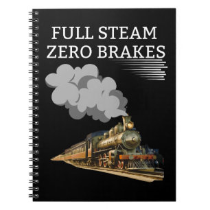 Vollständige Dampf-Null-Breaks Notizblock