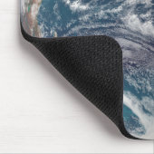 Vollständige Darstellung der Erde mit globalen Dat Mousepad (Ecke)
