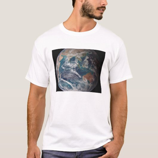 Vollständige Darstellung der Erde mit globalen Dat T-Shirt (Vorderseite)