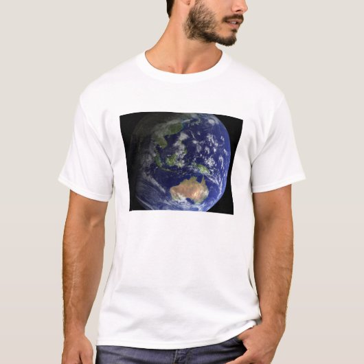 Vollständige Erde aus dem Weltraum mit Australien T-Shirt (Vorderseite)