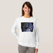 Vollständige Erde aus dem Weltraum mit Australien T-Shirt (Vorne ganz)