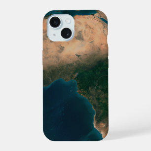 Vollständige Erde aus dem Weltraum über dem afrika iPhone 15 Hülle