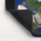 Vollständige Erde, die den arktischen Raum zeigt Mousepad (Ecke)