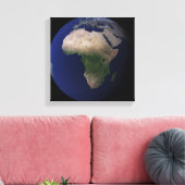 Vollständige Erde mit Afrika, Europa und dem Nahen Leinwanddruck (Insitu (Wohnzimmer))