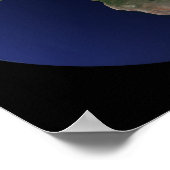 Vollständige Erde mit Afrika, Europa und dem Nahen Poster (Ecke)