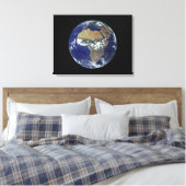 Vollständige Erde mit Afrika und Europa Leinwanddruck (Insitu (Schlafzimmer))