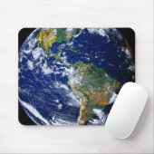 Vollständige Erde mit Amerika Mousepad (Mit Mouse)