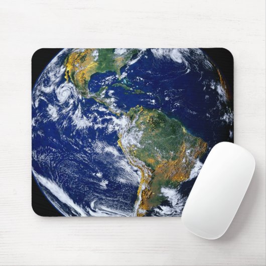 Vollständige Erde mit Amerika Mousepad (Mit Mouse)