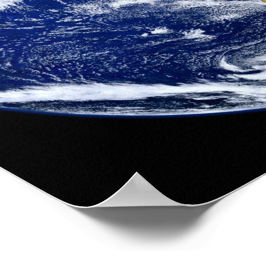 Vollständige Erde mit Amerika Poster (Ecke)