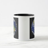 Vollständige Erde mit der Western-Hemisphäre Tasse (Zentrum)
