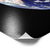 Vollständige Erde mit Europa und Asien 2 Fotodruck (Ecke)