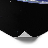 Vollständige Erde mit Europa und Asien 2 Poster (Ecke)