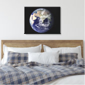 Vollständige Erde mit Europa und Asien Leinwanddruck (Insitu (Schlafzimmer))