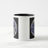 Vollständige Erde mit Hurrikan Paloma Tasse (Zentrum)