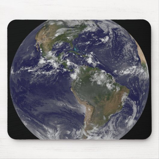 Vollständige Erde mit Nord- und Südamerika 2 Mousepad (Vorne)