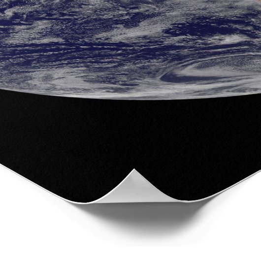 Vollständige Erde mit Nord- und Südamerika 3 Poster (Ecke)