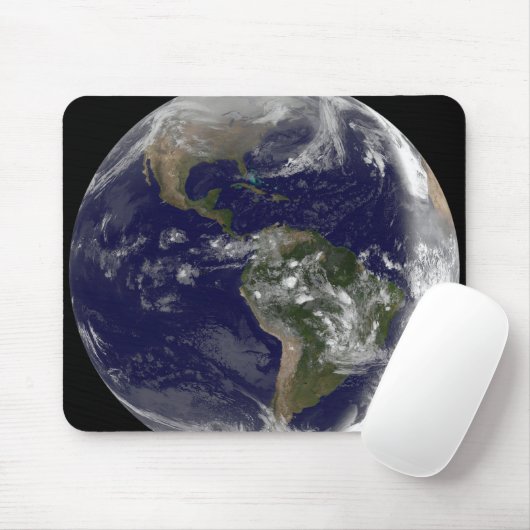 Vollständige Erde mit Nord- und Südamerika 7 Mousepad (Mit Mouse)