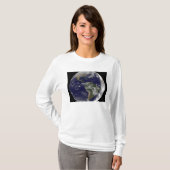 Vollständige Erde mit Nord- und Südamerika 7 T-Shirt (Vorne ganz)