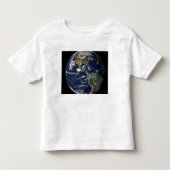 Vollständige Erde mit Nord- und Südamerika Kleinkind T-shirt (Vorderseite)